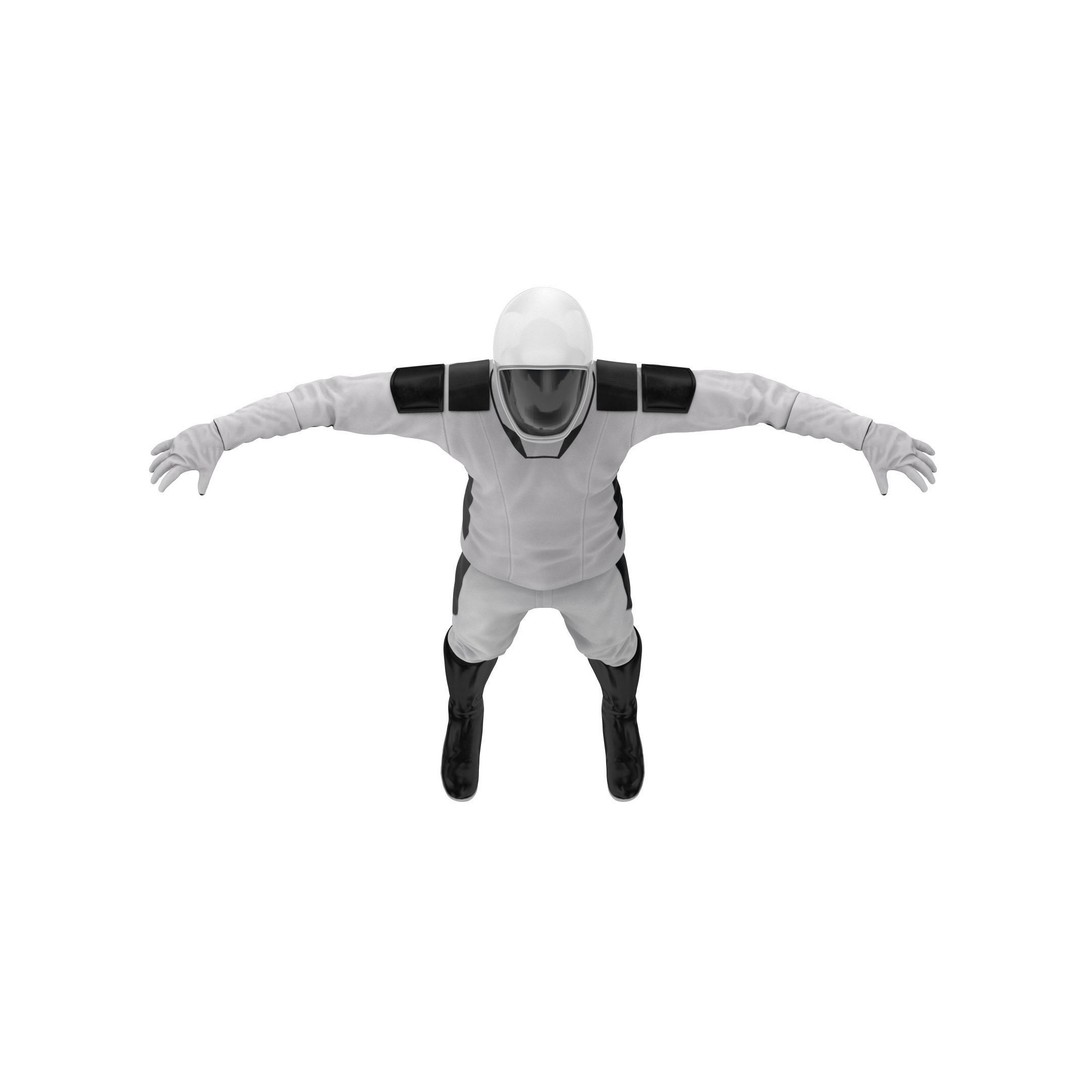 Spacesuit Starman 2 3D Model – Low Poly PBR Character, FBX, OBJ - View 10