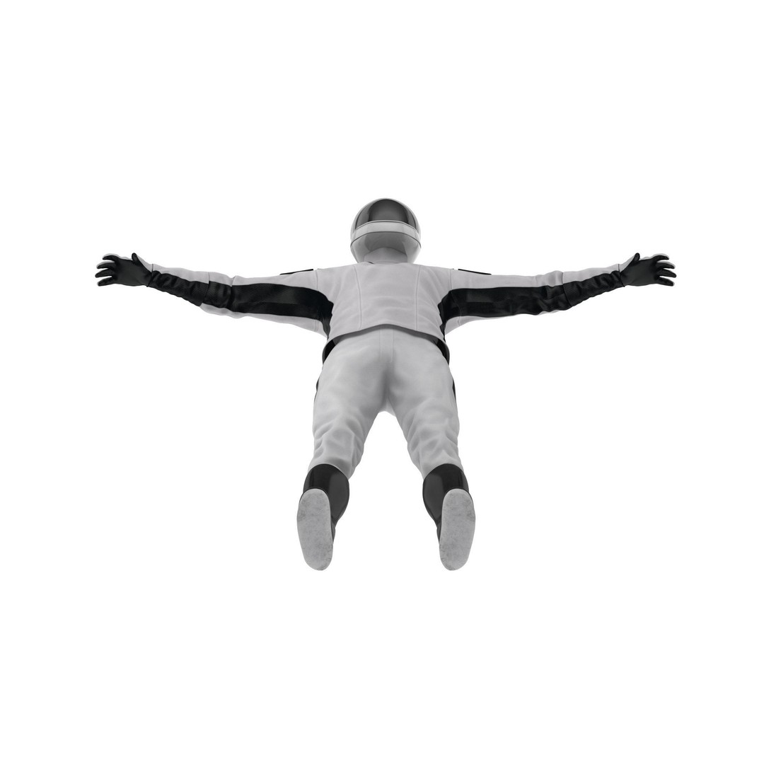 Spacesuit Starman 2 3D Model – Low Poly PBR Character, FBX, OBJ - View 11