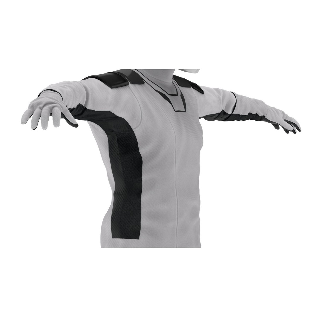 Spacesuit Starman 2 3D Model – Low Poly PBR Character, FBX, OBJ - View 13