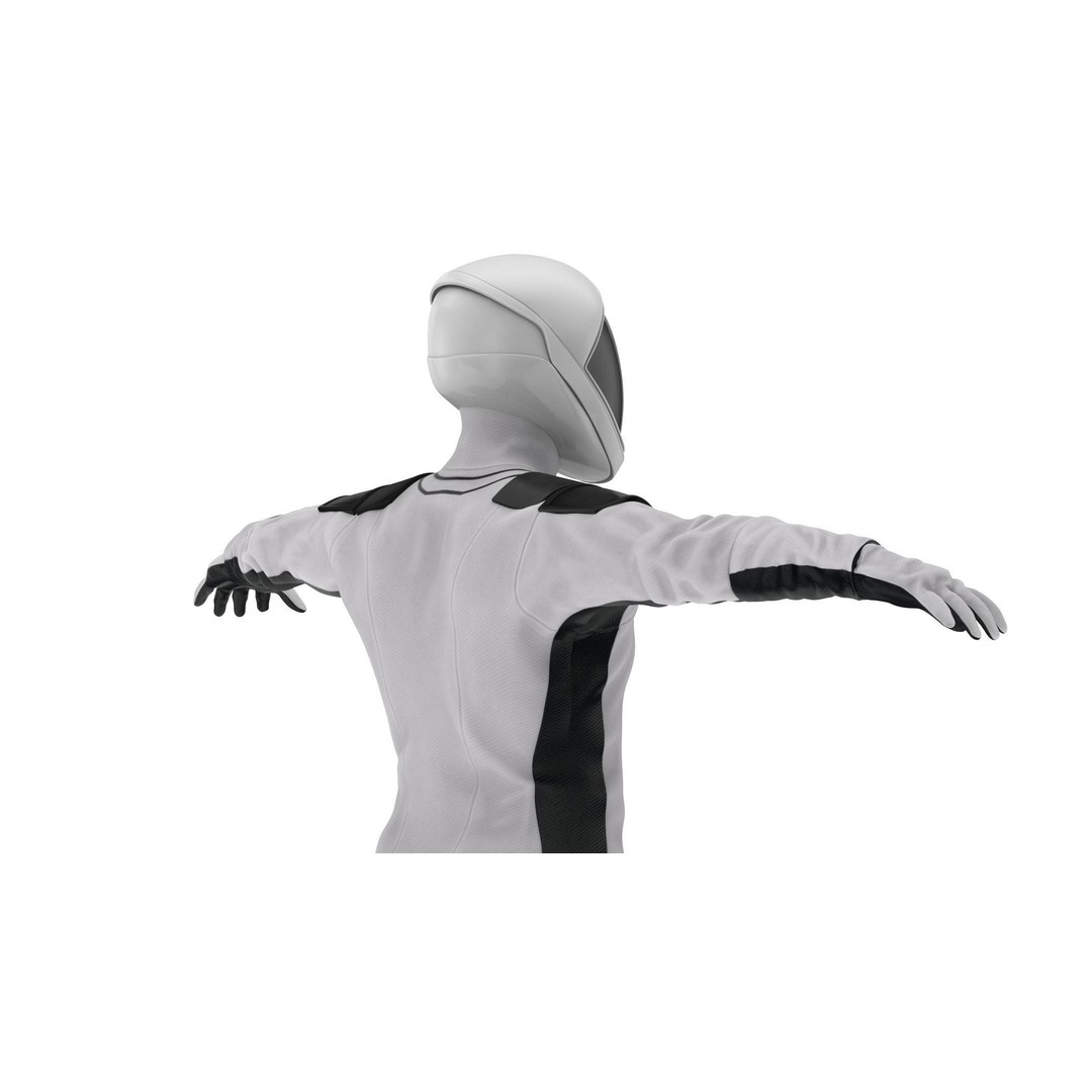 Spacesuit Starman 2 3D Model – Low Poly PBR Character, FBX, OBJ - View 15