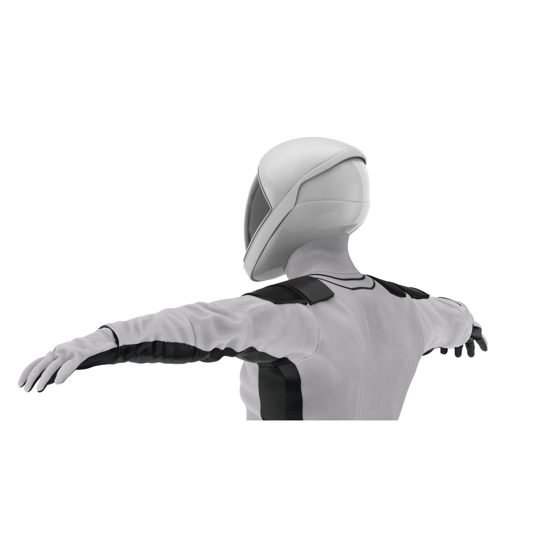 Spacesuit Starman 2 3D Model – Low Poly PBR Character, FBX, OBJ - View 17