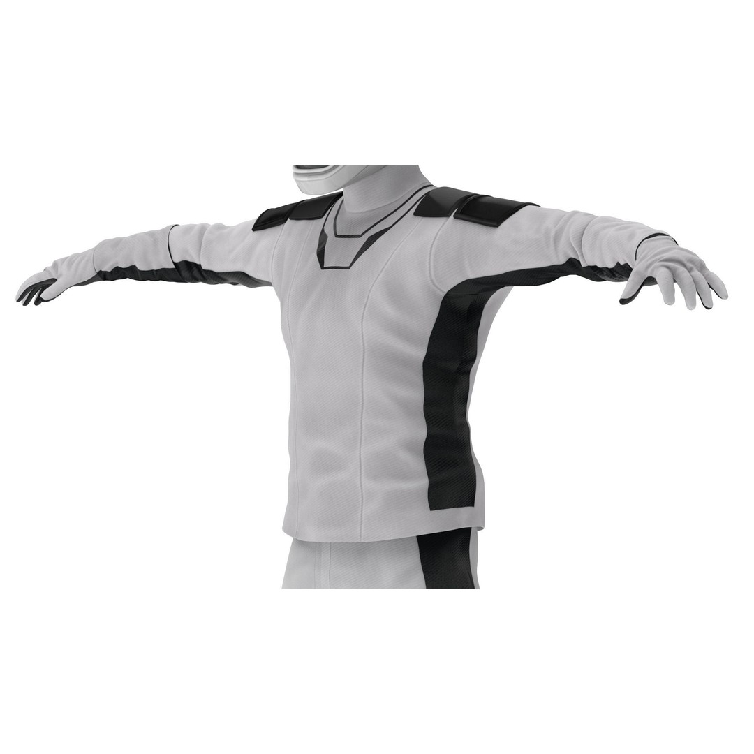 Spacesuit Starman 2 3D Model – Low Poly PBR Character, FBX, OBJ - View 18