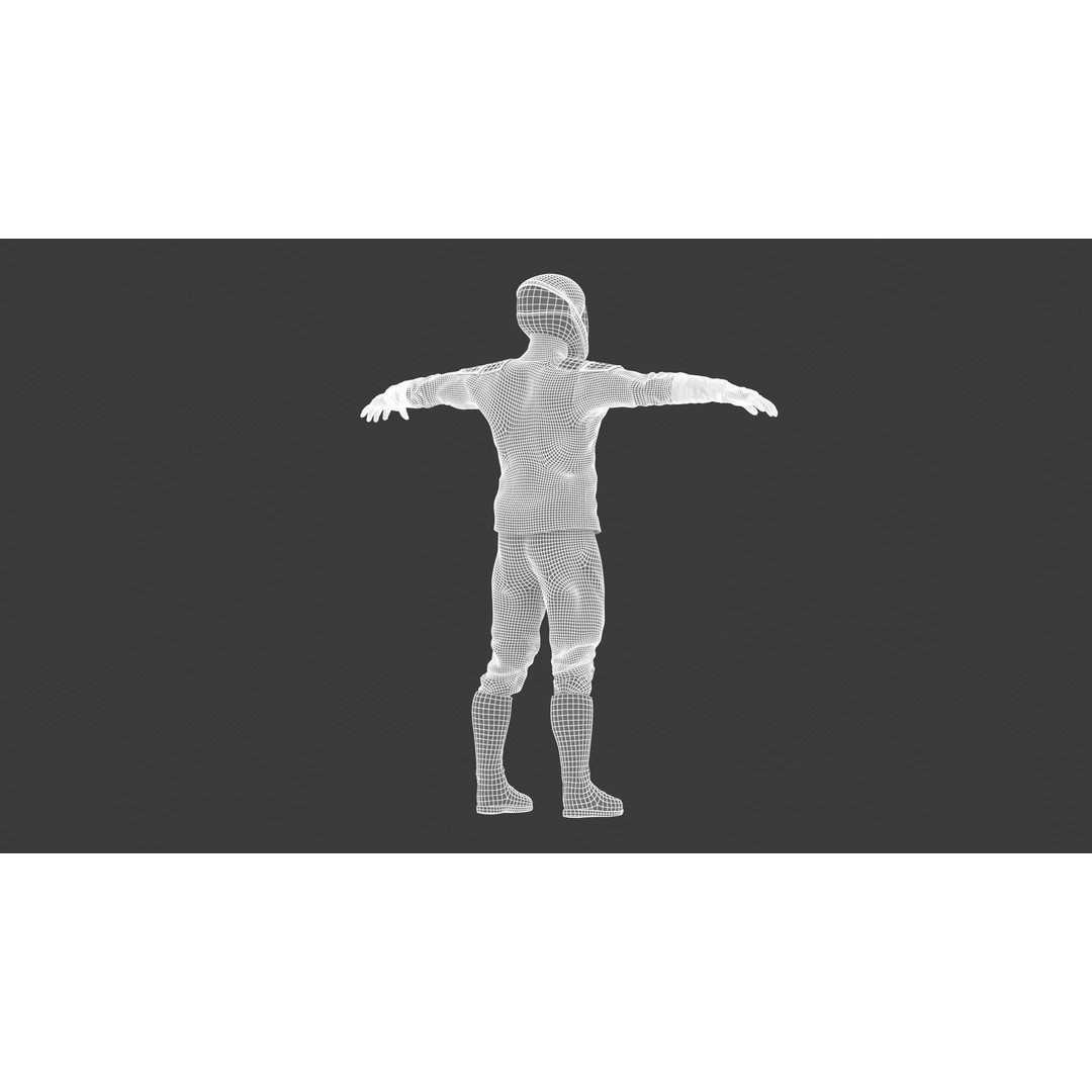 Spacesuit Starman 2 3D Model – Low Poly PBR Character, FBX, OBJ - View 25