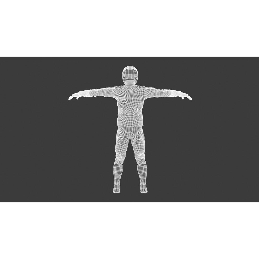 Spacesuit Starman 2 3D Model – Low Poly PBR Character, FBX, OBJ - View 26
