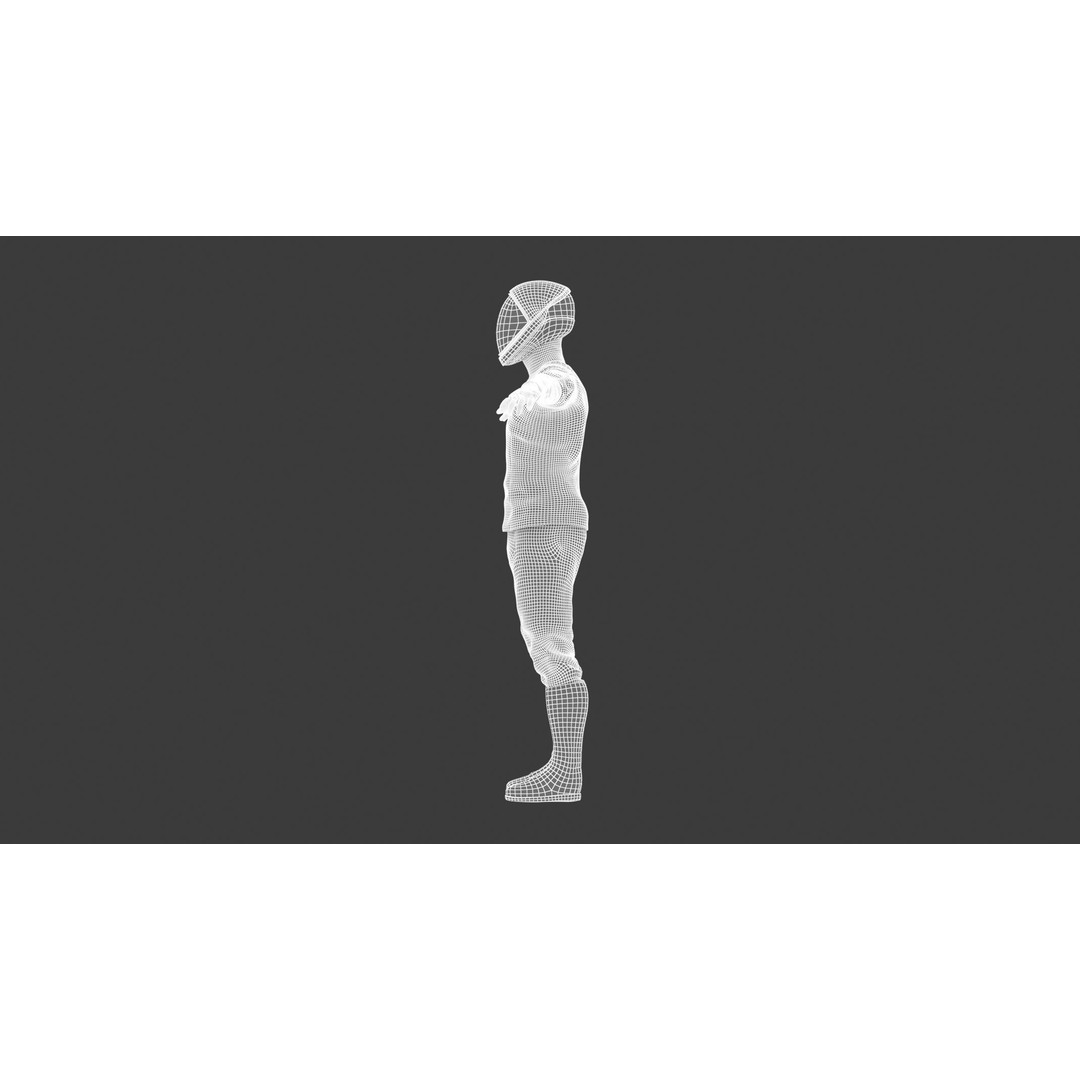 Spacesuit Starman 2 3D Model – Low Poly PBR Character, FBX, OBJ - View 28