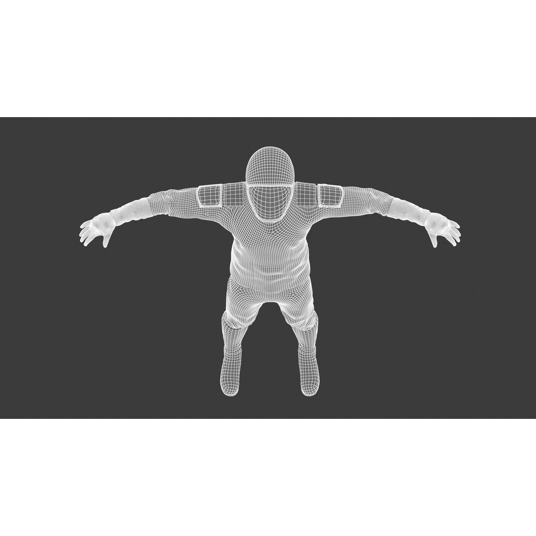 Spacesuit Starman 2 3D Model – Low Poly PBR Character, FBX, OBJ - View 30