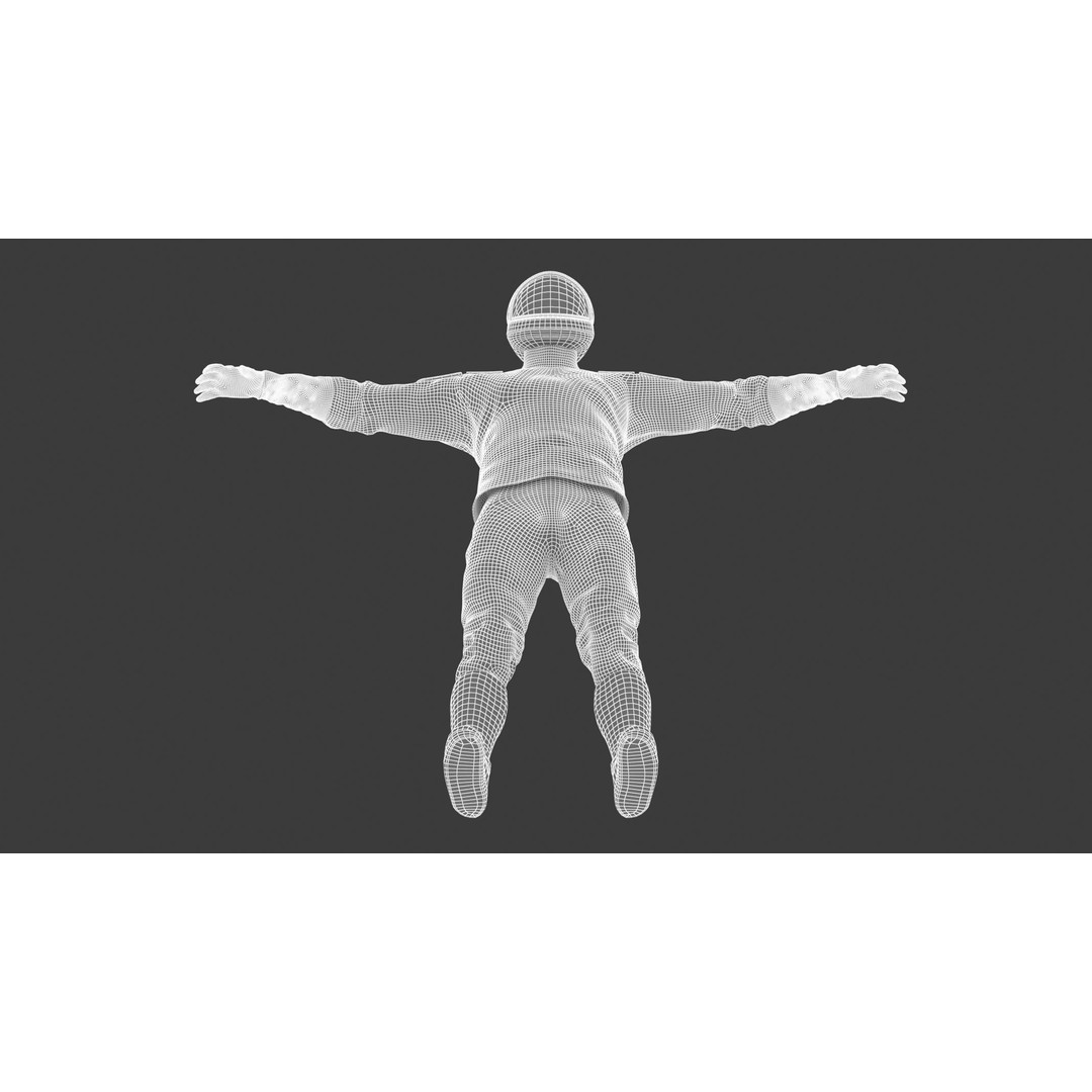 Spacesuit Starman 2 3D Model – Low Poly PBR Character, FBX, OBJ - View 31