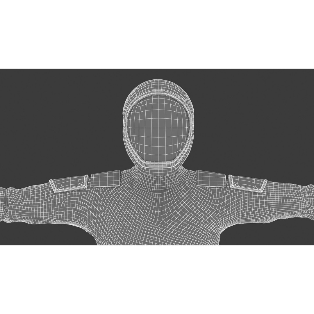 Spacesuit Starman 2 3D Model – Low Poly PBR Character, FBX, OBJ - View 32