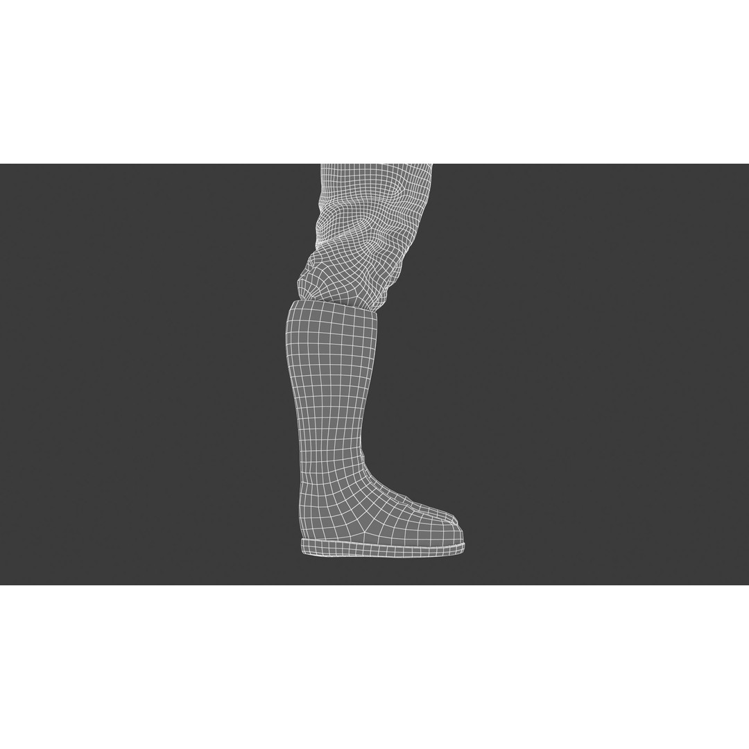 Spacesuit Starman 2 3D Model – Low Poly PBR Character, FBX, OBJ - View 34