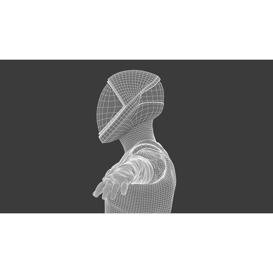 Spacesuit Starman 2 3D Model – Low Poly PBR Character, FBX, OBJ - View 38