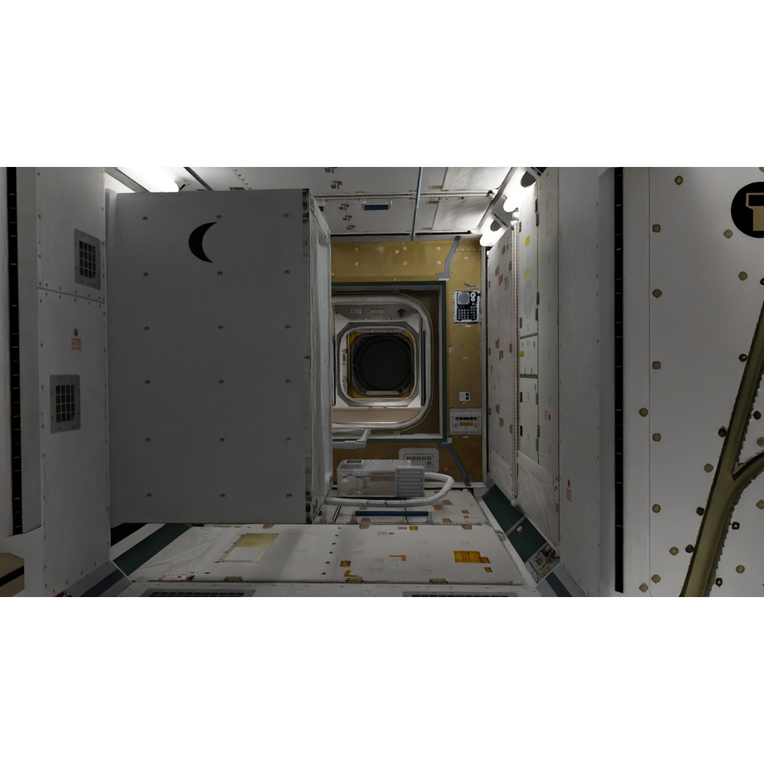 International Space Station 3D Model – Low Poly PBR Asset, FBX, Blender - View 10