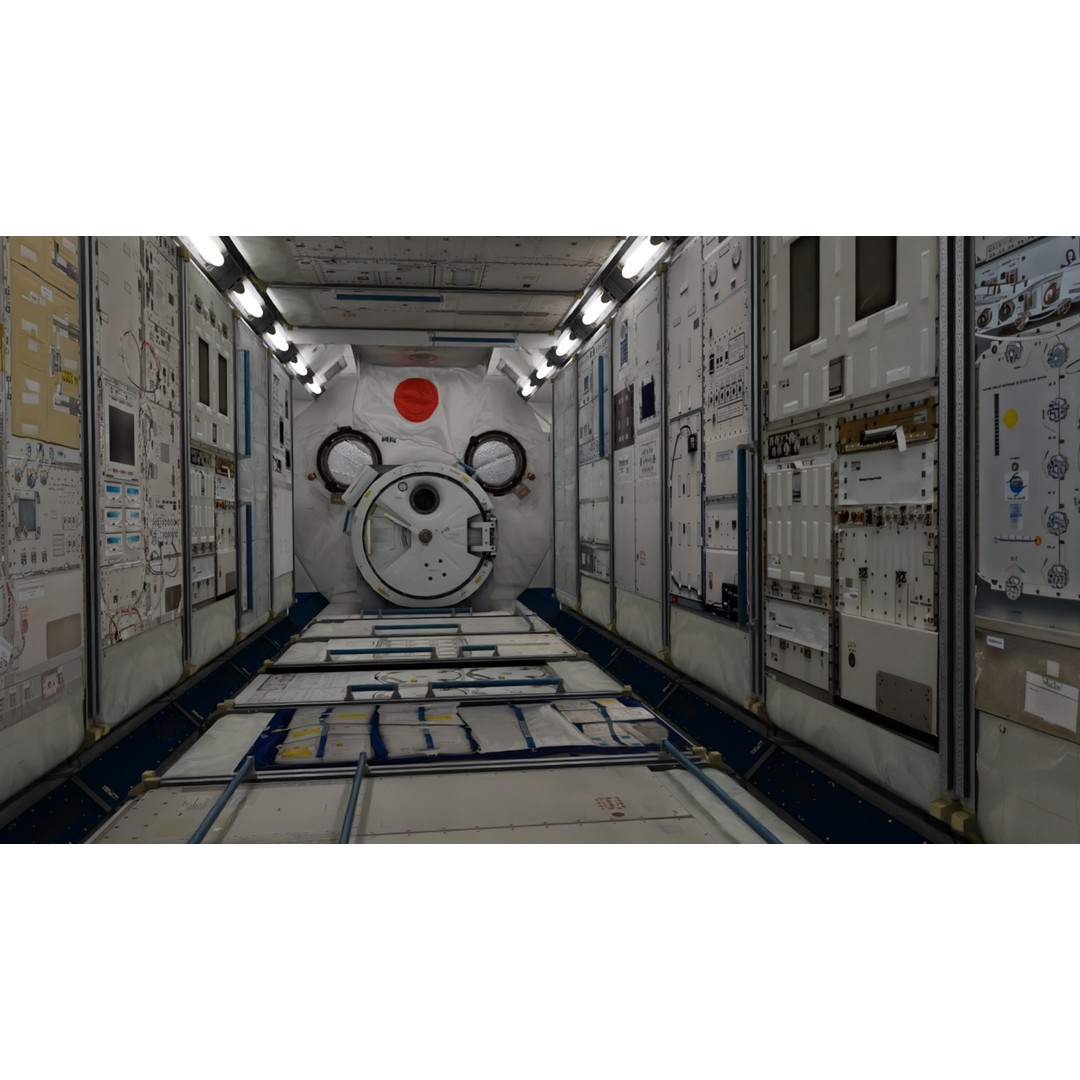 International Space Station 3D Model – Low Poly PBR Asset, FBX, Blender - View 11