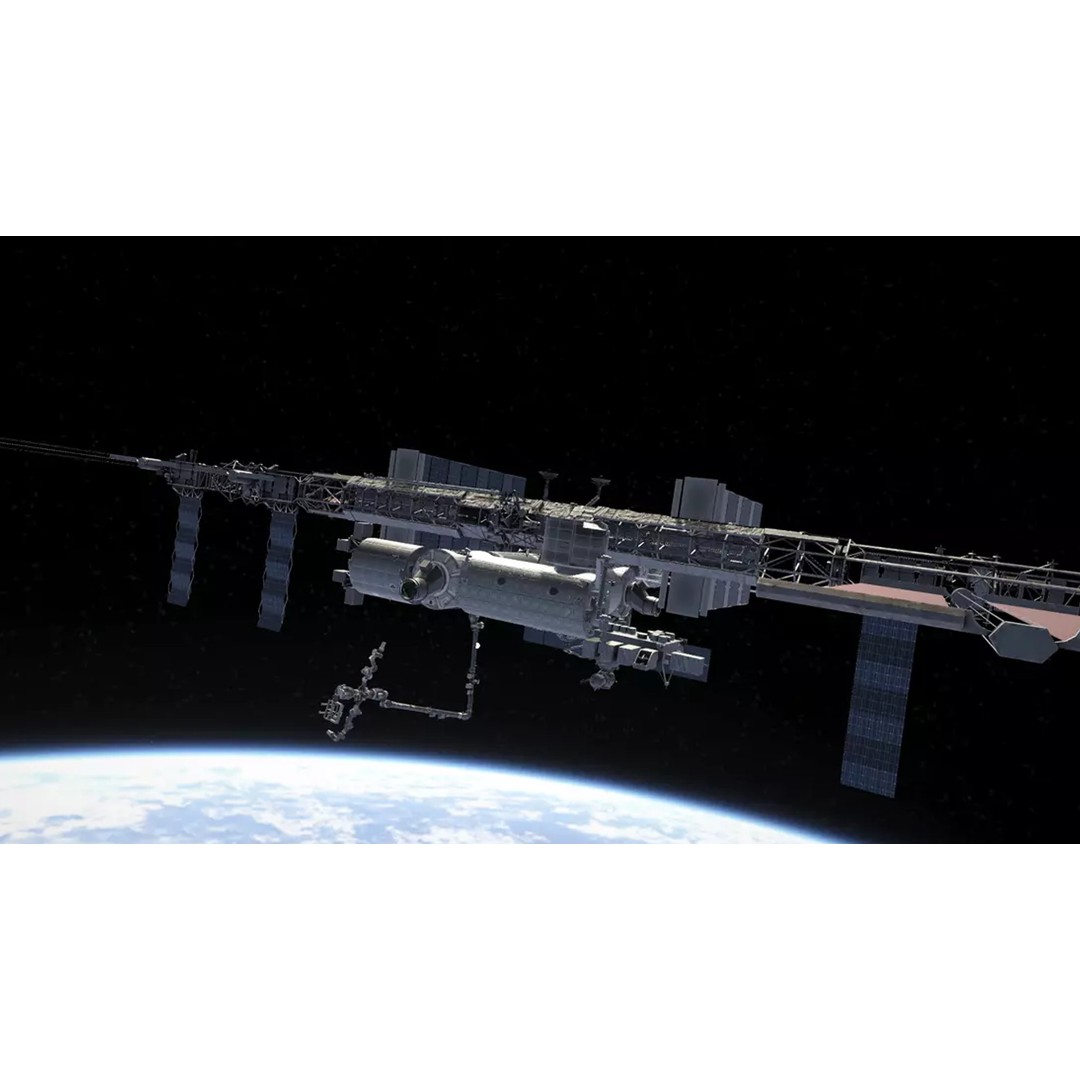 International Space Station 3D Model – Low Poly PBR Asset, FBX, Blender - View 13