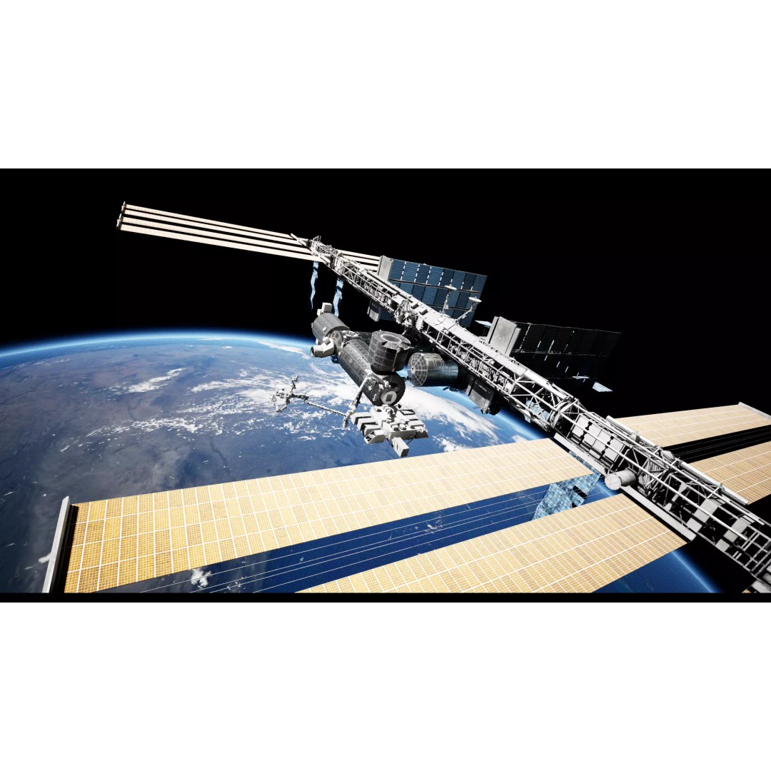 International Space Station 3D Model – Low Poly PBR Asset, FBX, Blender - View 20