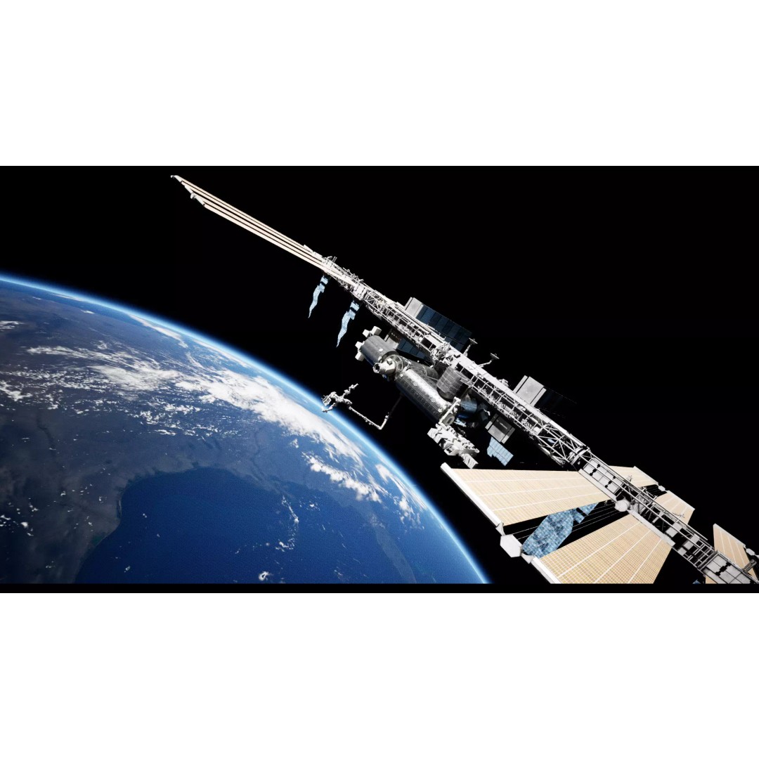 International Space Station 3D Model – Low Poly PBR Asset, FBX, Blender - View 23