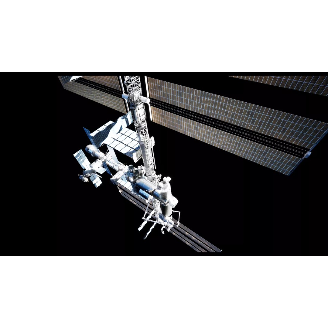 International Space Station 3D Model – Low Poly PBR Asset, FBX, Blender - View 25