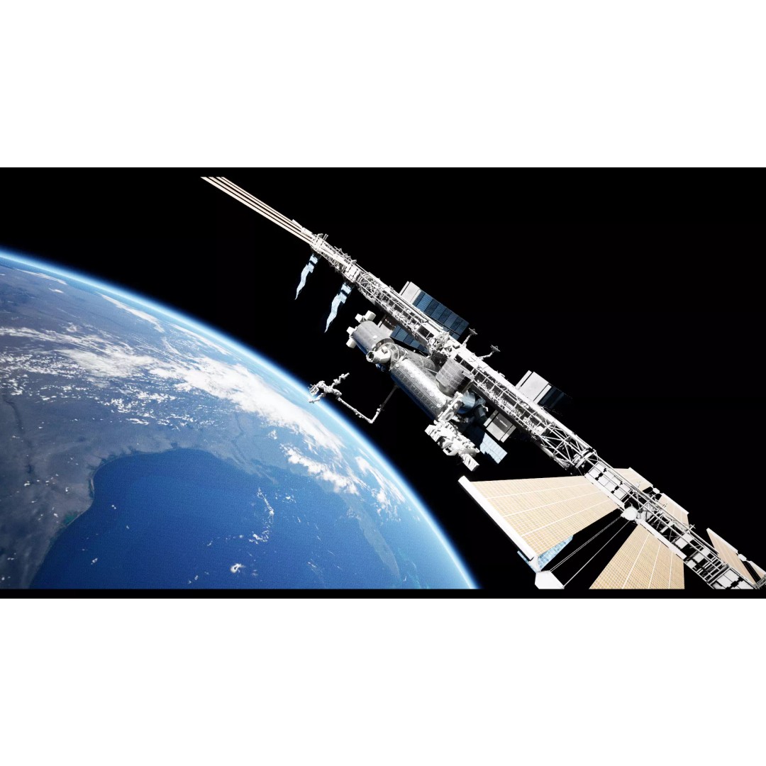International Space Station 3D Model – Low Poly PBR Asset, FBX, Blender - View 27