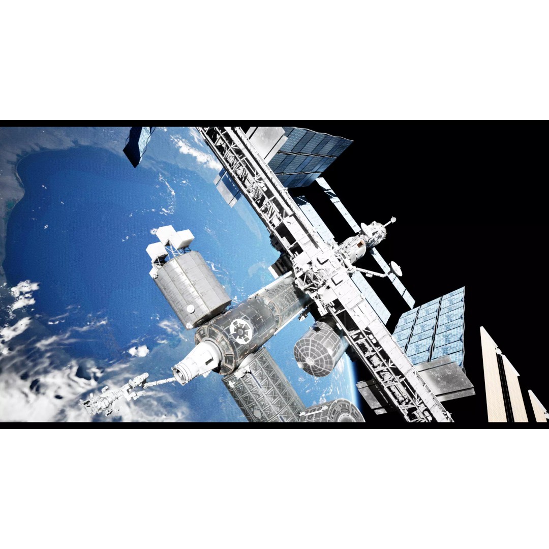 International Space Station 3D Model – Low Poly PBR Asset, FBX, Blender - View 29