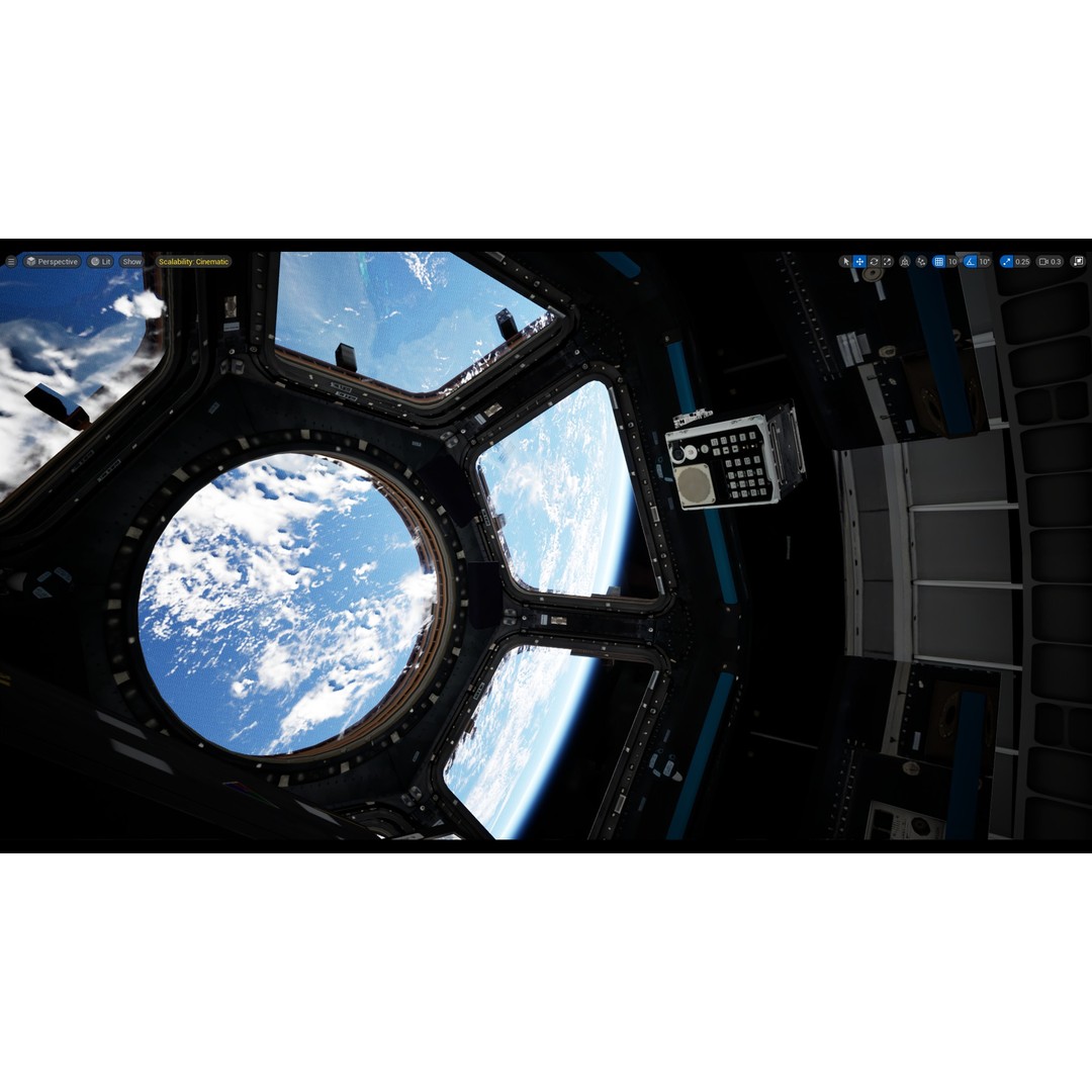 International Space Station 3D Model – Low Poly PBR Asset, FBX, Blender - View 31