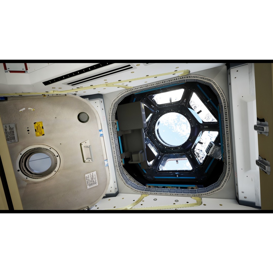 International Space Station 3D Model – Low Poly PBR Asset, FBX, Blender - View 32