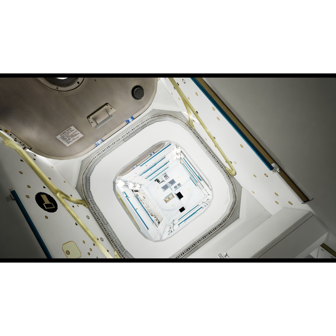 International Space Station 3D Model – Low Poly PBR Asset, FBX, Blender - View 33