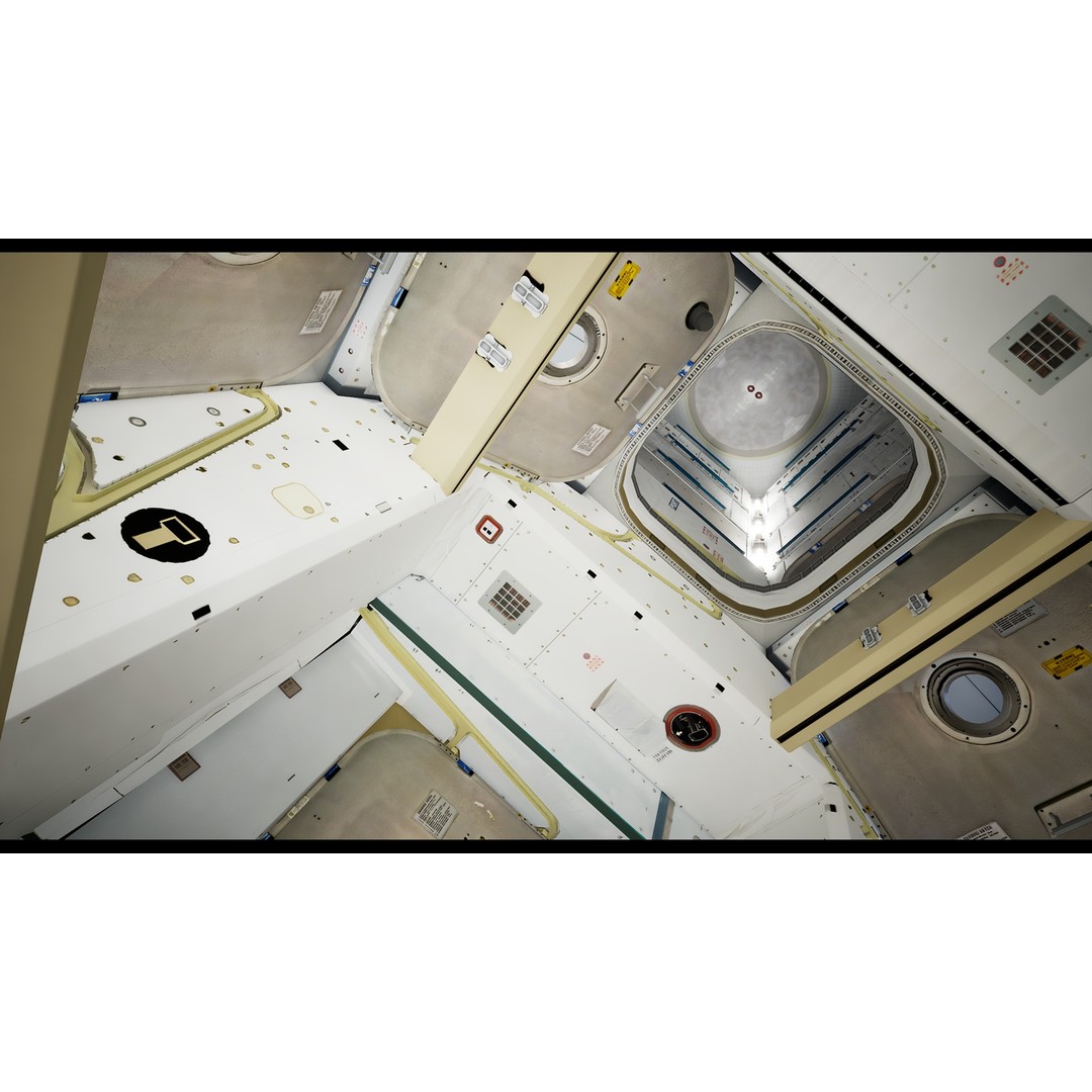 International Space Station 3D Model – Low Poly PBR Asset, FBX, Blender - View 34