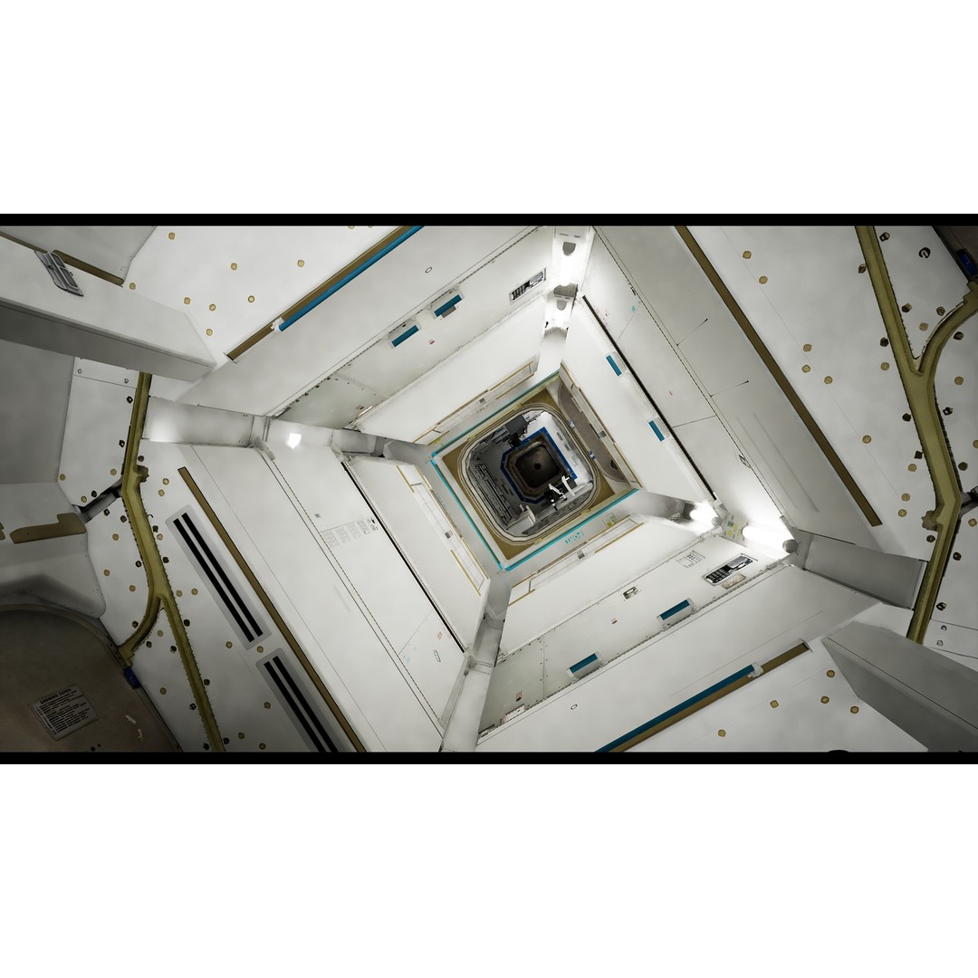 International Space Station 3D Model – Low Poly PBR Asset, FBX, Blender - View 39