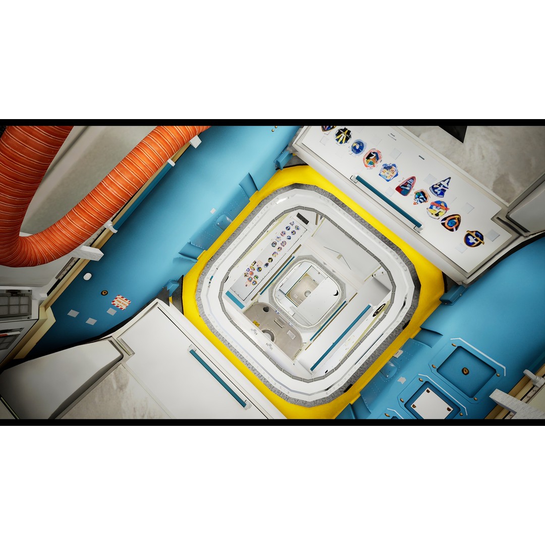 International Space Station 3D Model – Low Poly PBR Asset, FBX, Blender - View 40