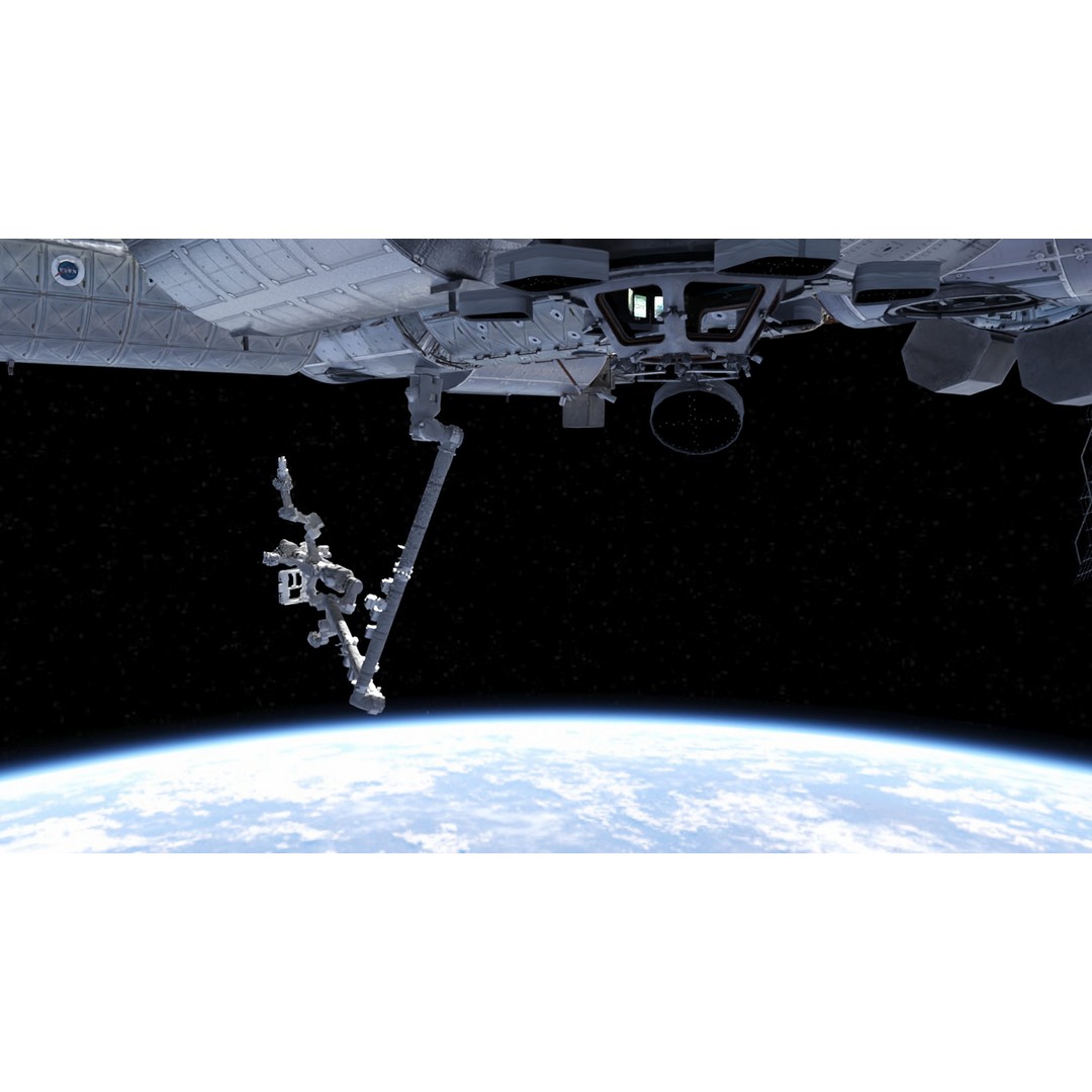 International Space Station 3D Model – Low Poly PBR Asset, FBX, Blender - View 7