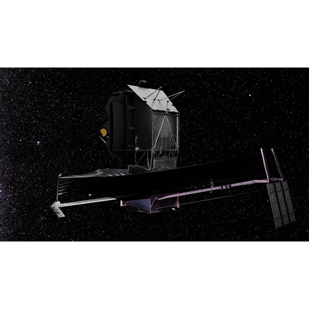 James Webb Space Telescope 3D Model – Low Poly PBR Animation Asset - View 11