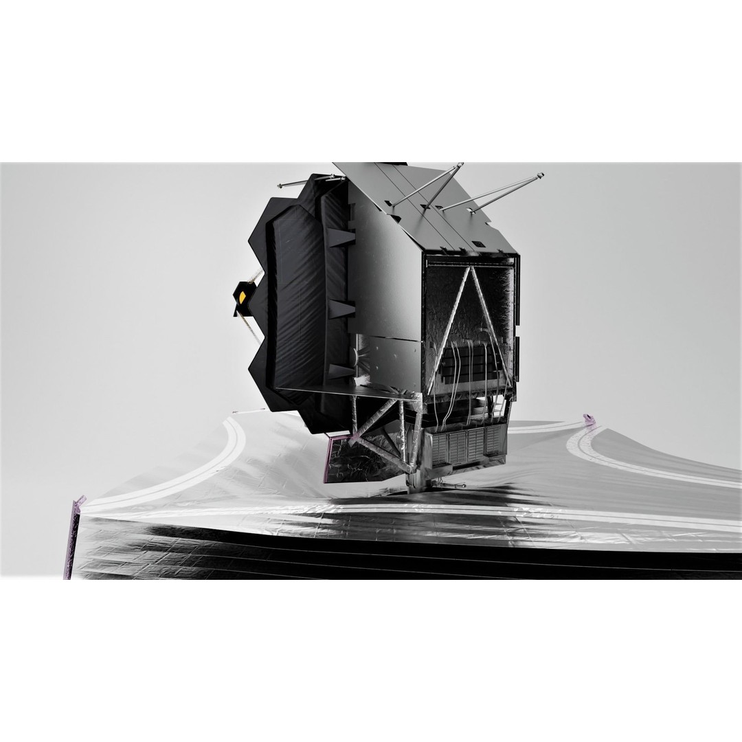 James Webb Space Telescope 3D Model – Low Poly PBR Animation Asset - View 17
