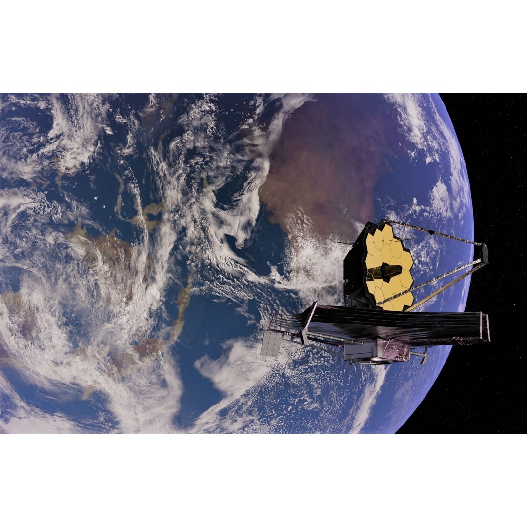 James Webb Space Telescope 3D Model – Low Poly PBR Animation Asset - View 5