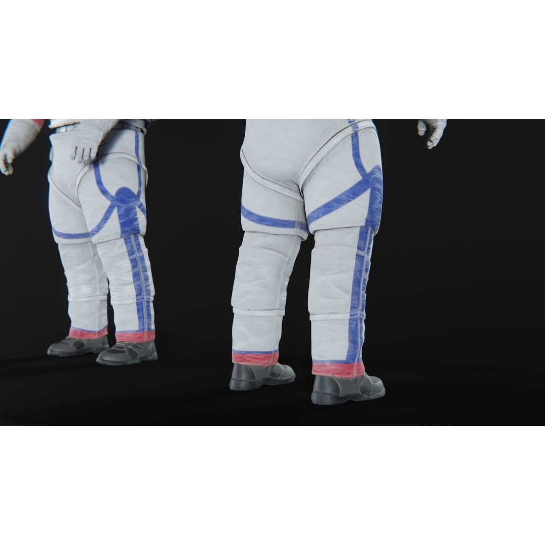 XEMU Artemis Spacesuit 3D Model – High Poly Rigged Character, FBX - View 10