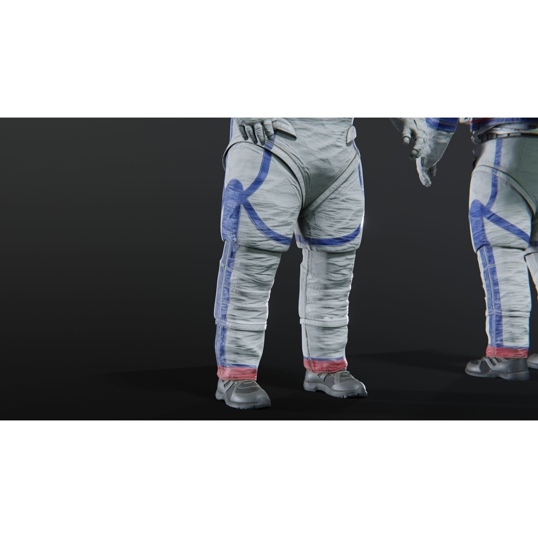 XEMU Artemis Spacesuit 3D Model – High Poly Rigged Character, FBX - View 11