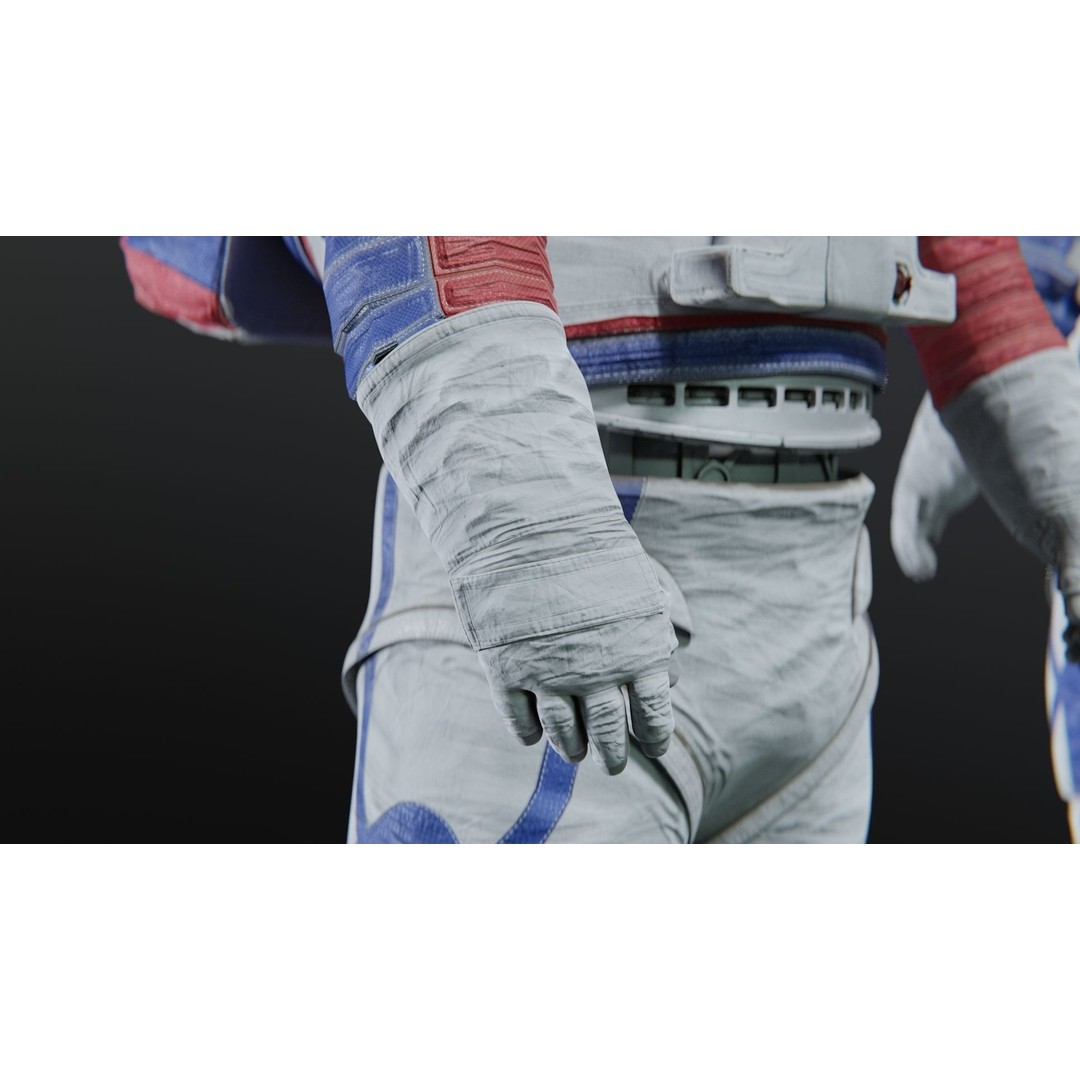 XEMU Artemis Spacesuit 3D Model – High Poly Rigged Character, FBX - View 13