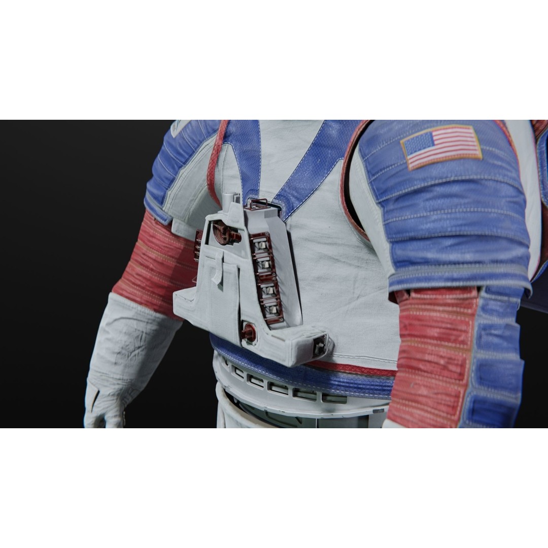 XEMU Artemis Spacesuit 3D Model – High Poly Rigged Character, FBX - View 15
