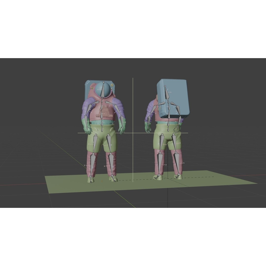 XEMU Artemis Spacesuit 3D Model – High Poly Rigged Character, FBX - View 17