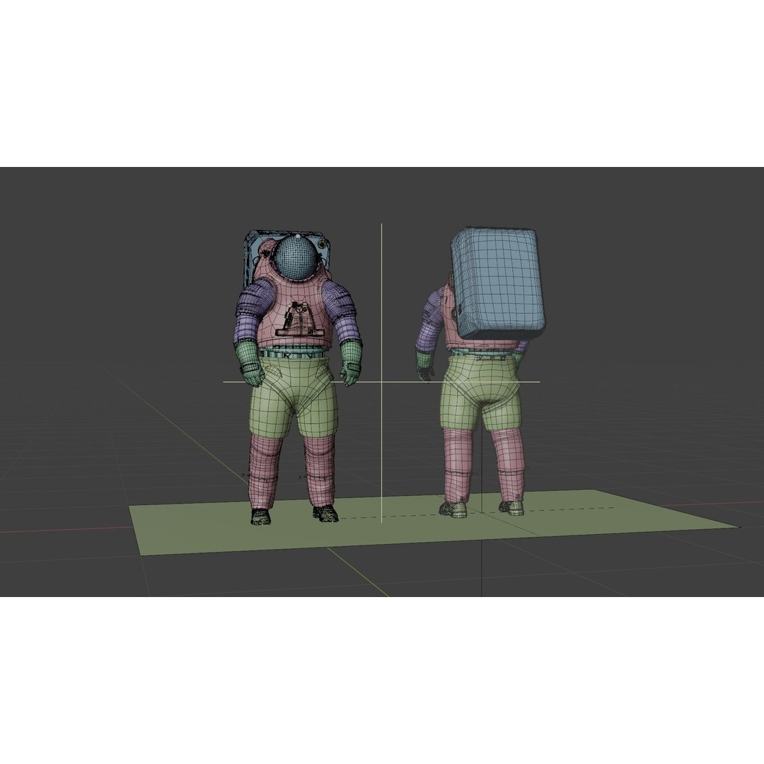 XEMU Artemis Spacesuit 3D Model – High Poly Rigged Character, FBX - View 18