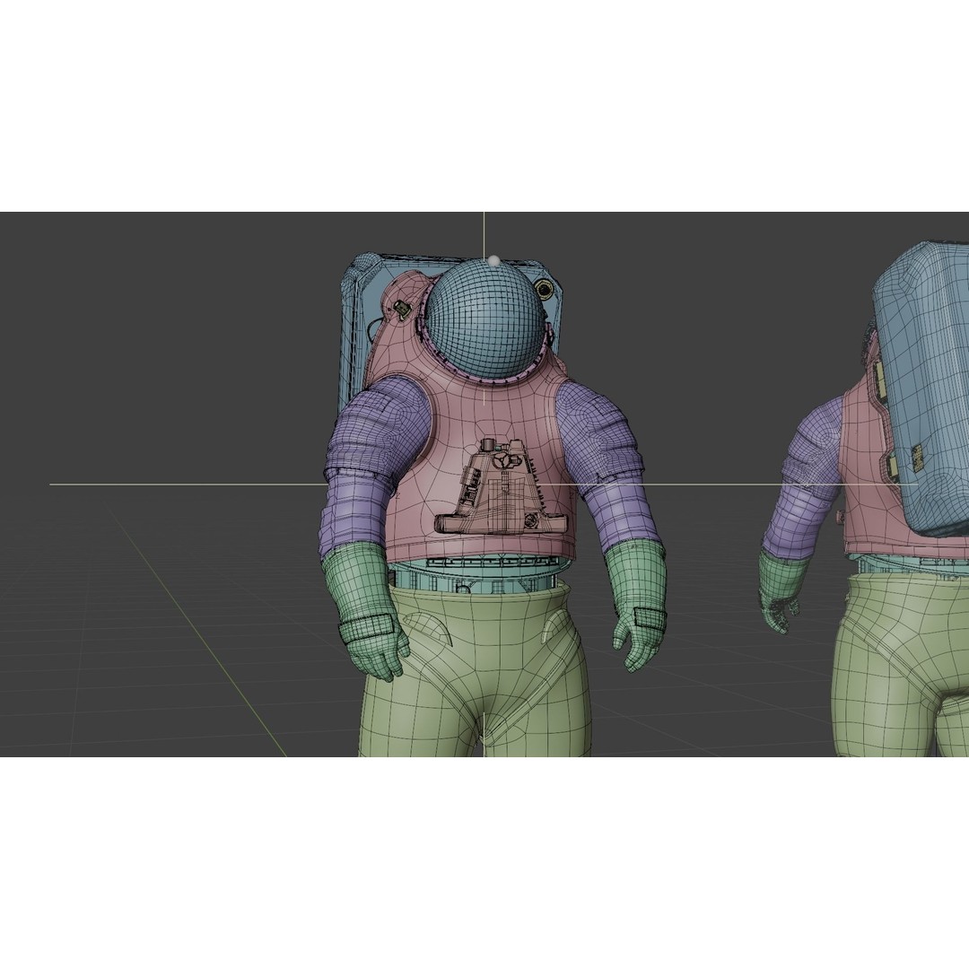 XEMU Artemis Spacesuit 3D Model – High Poly Rigged Character, FBX - View 19