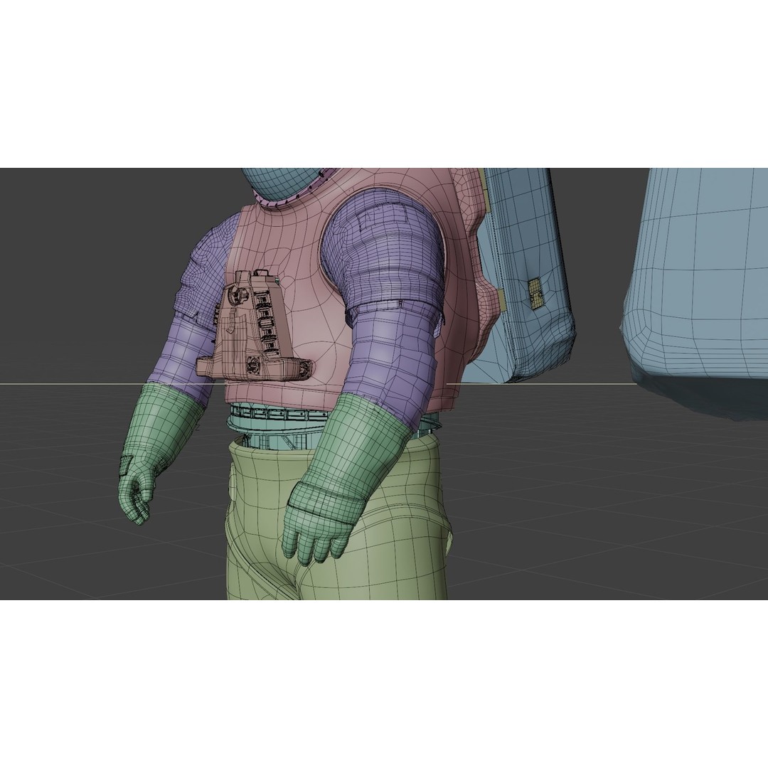 XEMU Artemis Spacesuit 3D Model – High Poly Rigged Character, FBX - View 21