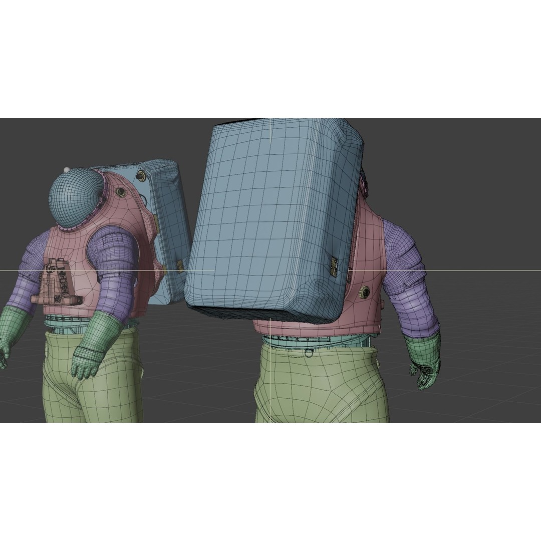 XEMU Artemis Spacesuit 3D Model – High Poly Rigged Character, FBX - View 22
