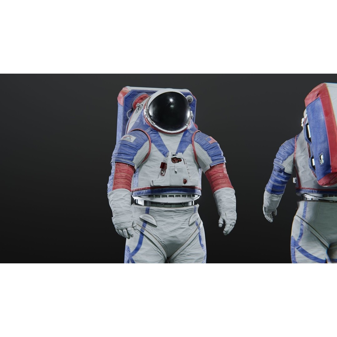 XEMU Artemis Spacesuit 3D Model – High Poly Rigged Character, FBX - View 5