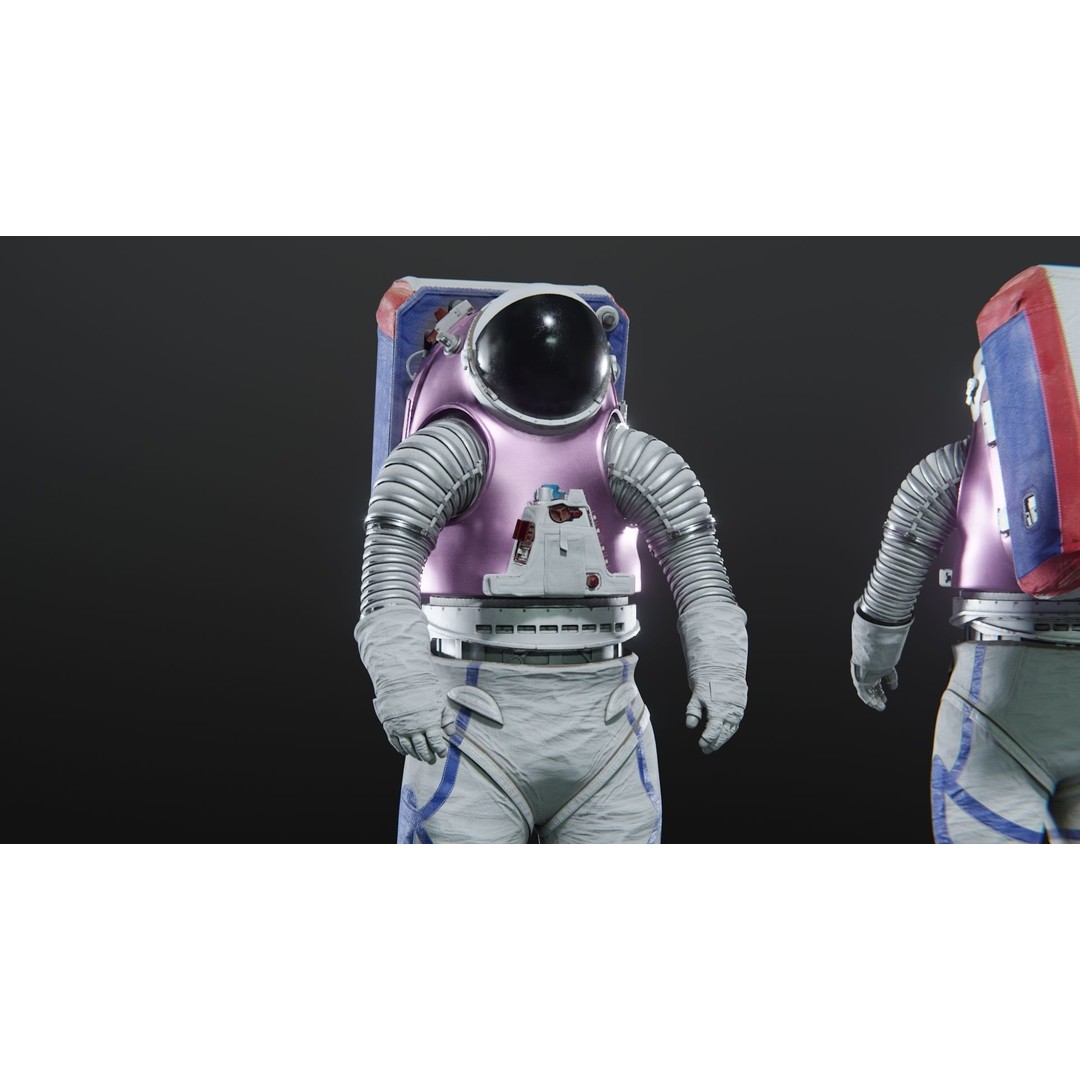XEMU Artemis Spacesuit 3D Model – High Poly Rigged Character, FBX - View 6