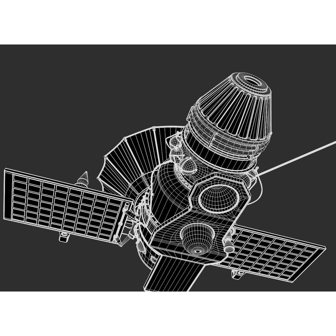 Venera 4 Spacecraft 3D Model – High Detail Blender Asset, FBX