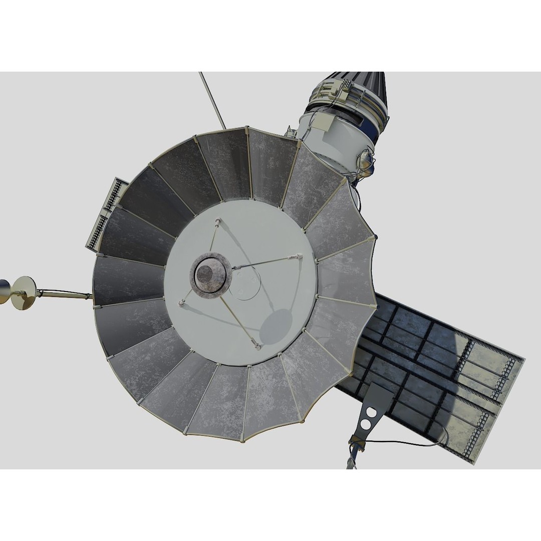 Venera 4 Spacecraft 3D Model – High Detail Blender Asset, FBX - View 11