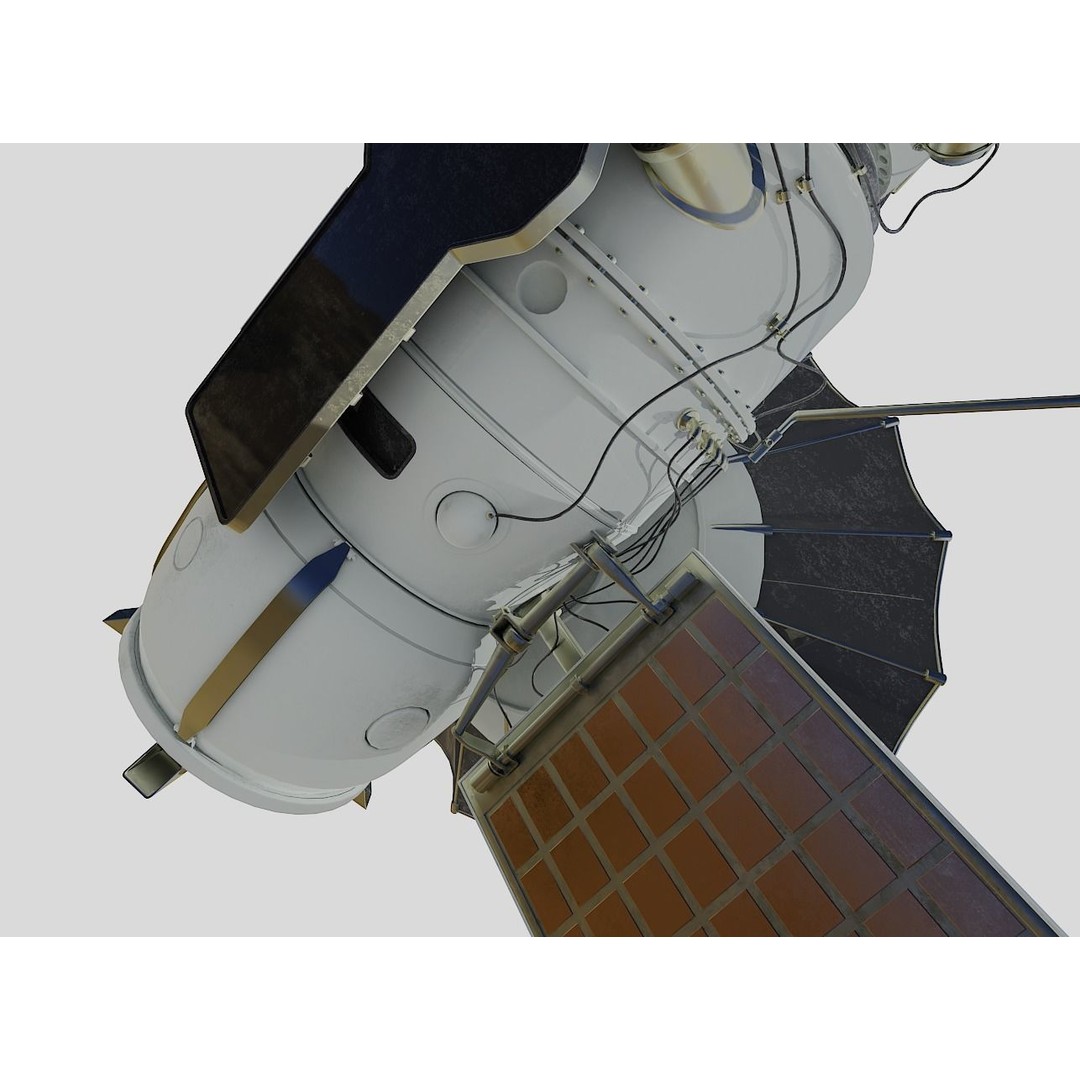 Venera 4 Spacecraft 3D Model – High Detail Blender Asset, FBX - View 12