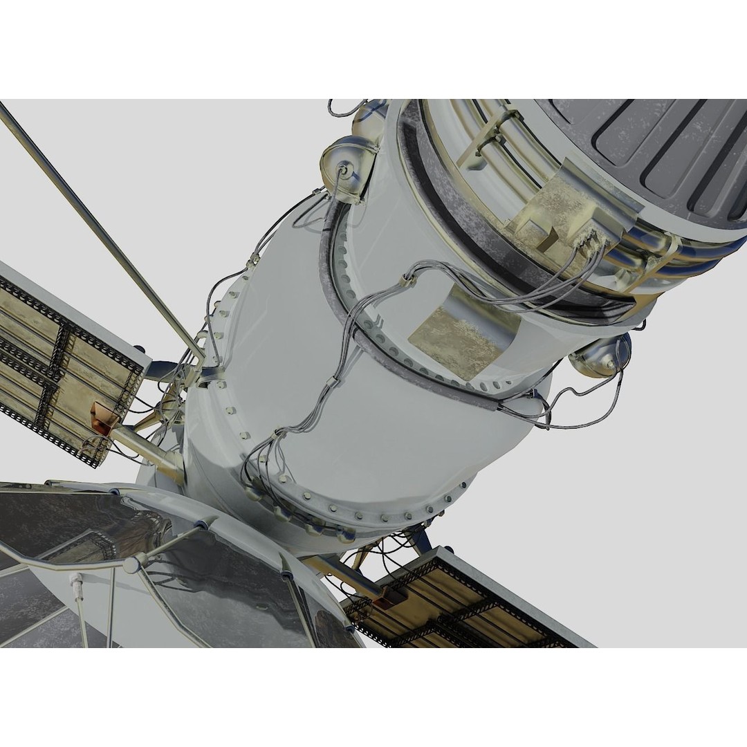 Venera 4 Spacecraft 3D Model – High Detail Blender Asset, FBX - View 15