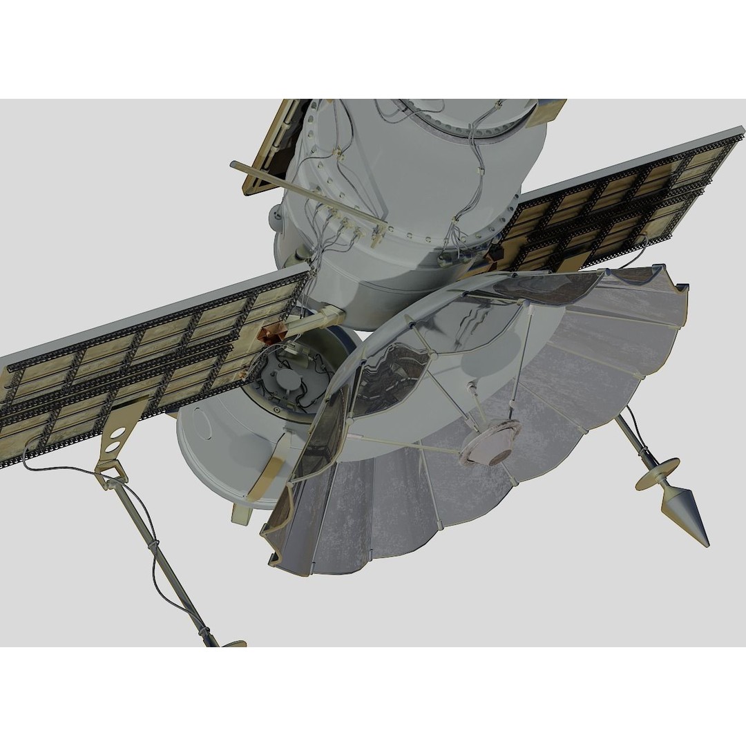 Venera 4 Spacecraft 3D Model – High Detail Blender Asset, FBX - View 16