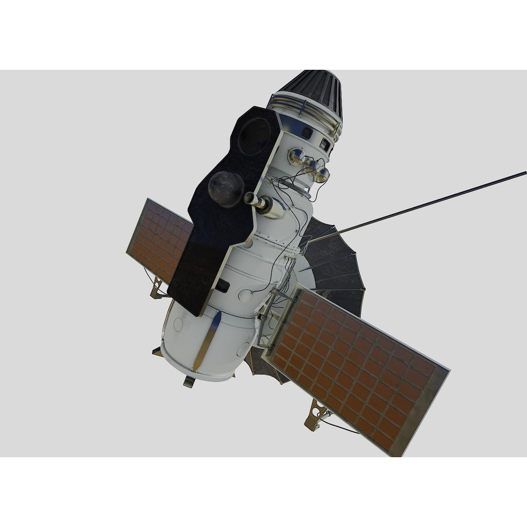 Venera 4 Spacecraft 3D Model – High Detail Blender Asset, FBX - View 17
