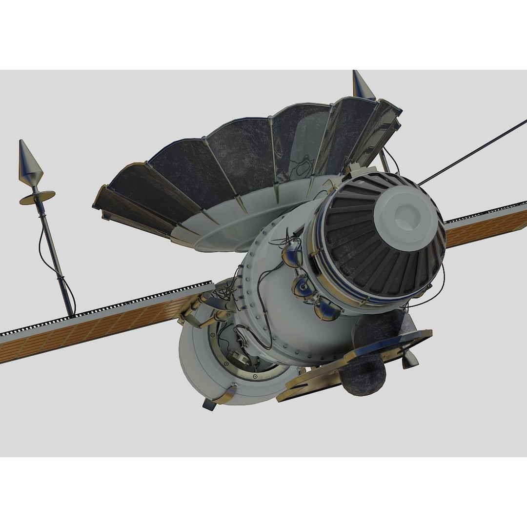 Venera 4 Spacecraft 3D Model – High Detail Blender Asset, FBX - View 18